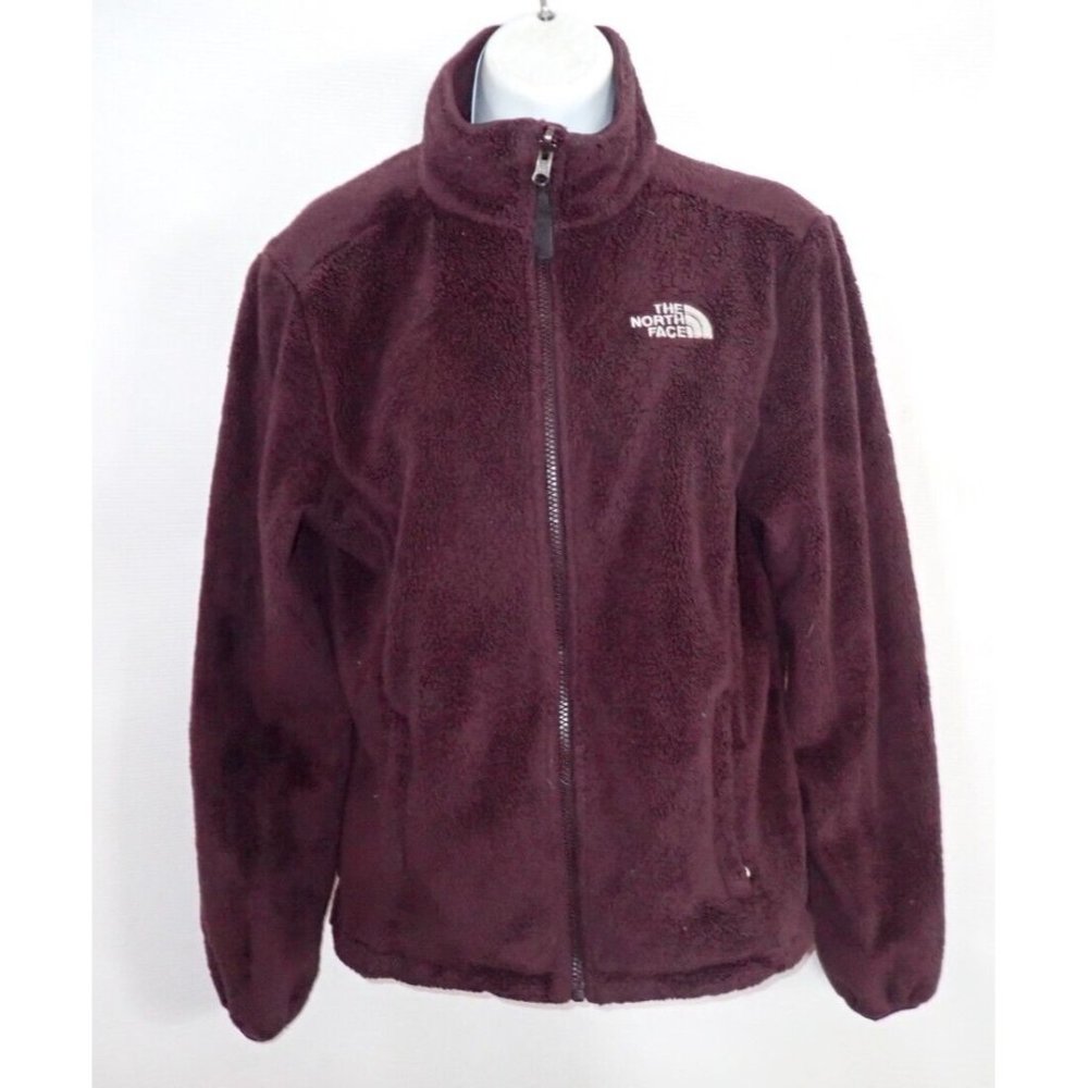The North Face Burgundy  Fleece Jacket Women Small‎ Classic Gorpcore purple